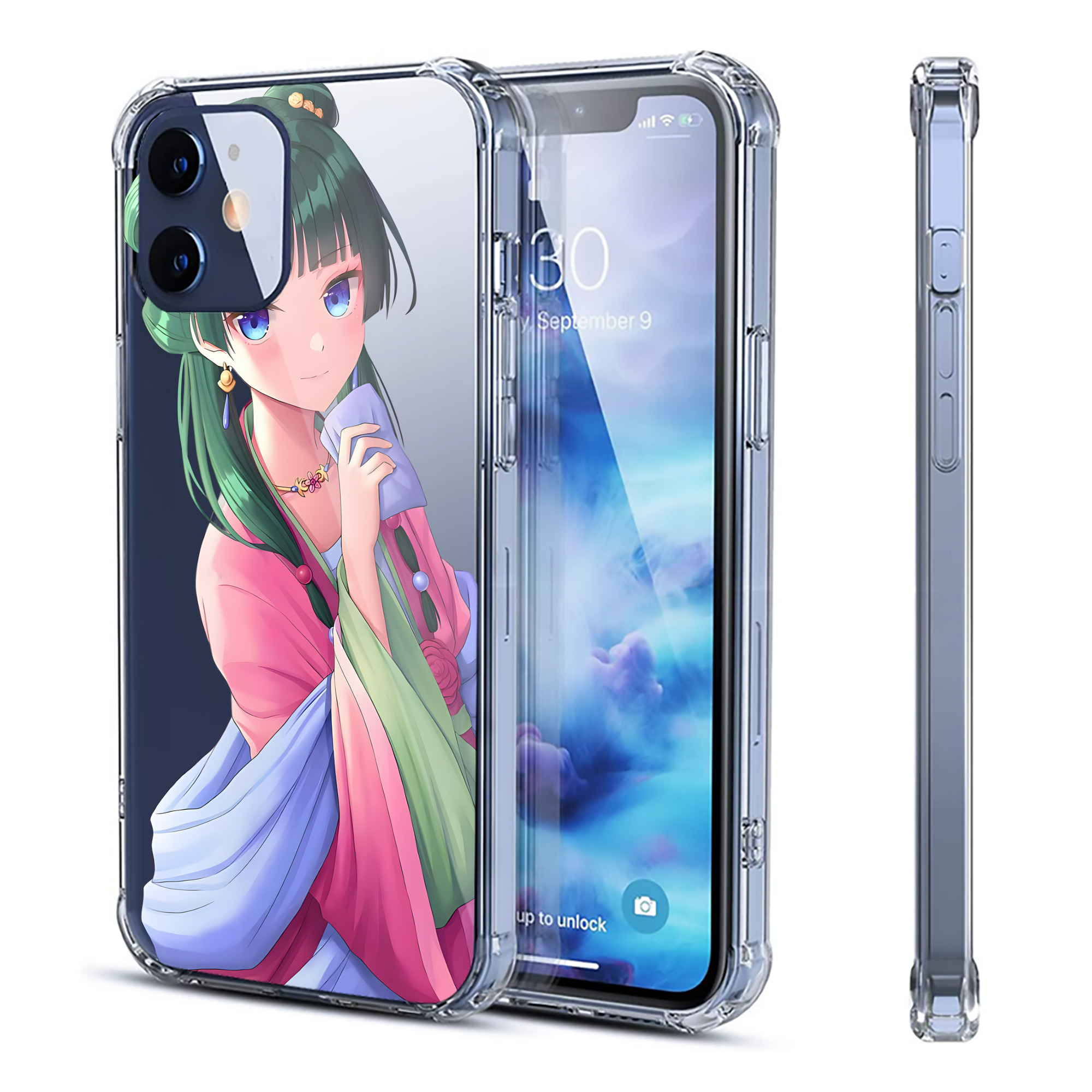 （画像用） 薬屋のひとりごと The Apothecary Diaries 【iPhone 12シリーズ対応】透明スマホケース（クリアソフトケース）